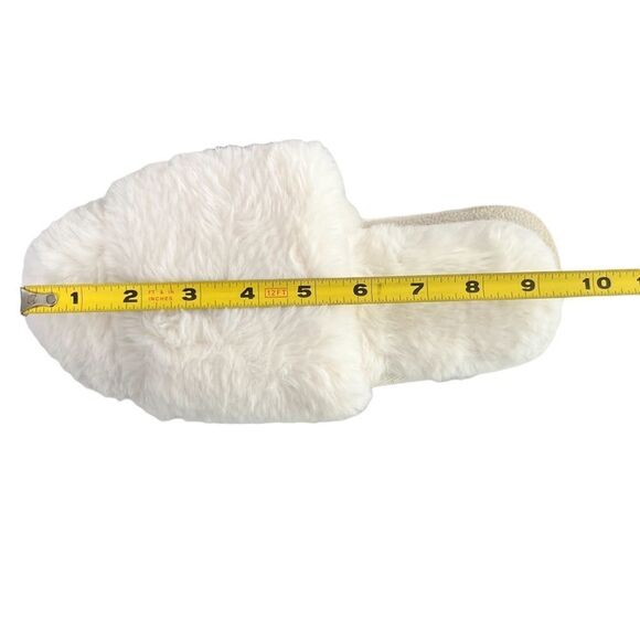 Lemon‎ Brand Slippers NWT Faux Fur Powder White Style L-9022 - Picture 5 of 6